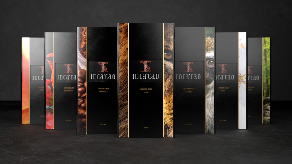 Chocolade : 70% Dark Origine 7 pack